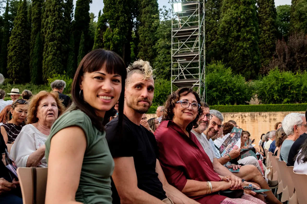 Público en el Teatro del Generalife